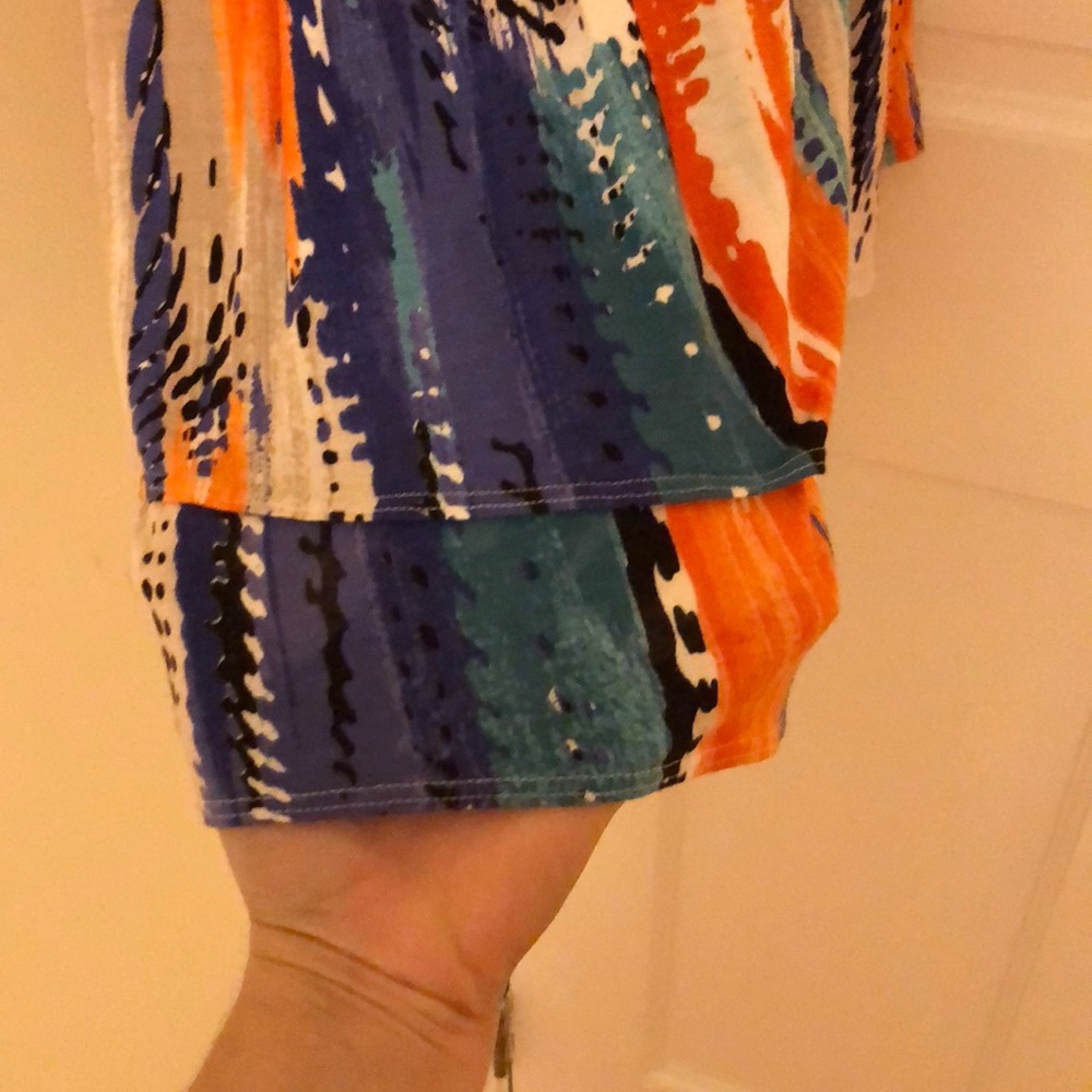 Multi Color Halter Sundress Guess - image 6